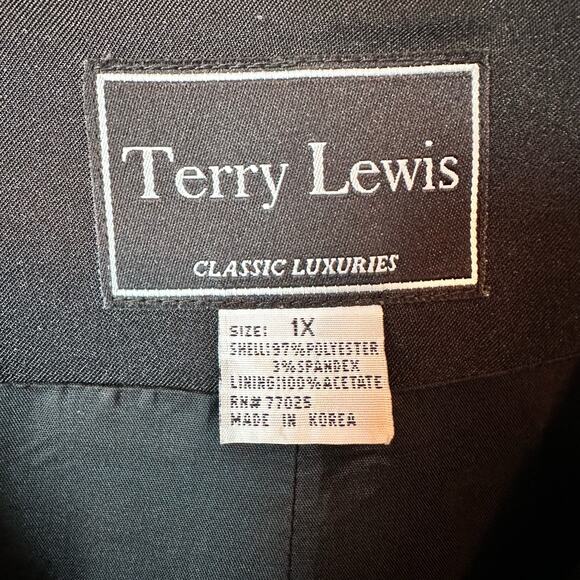 Terry Lewis Classic Luxuries Black Pantsuit - Picture 10 of 10